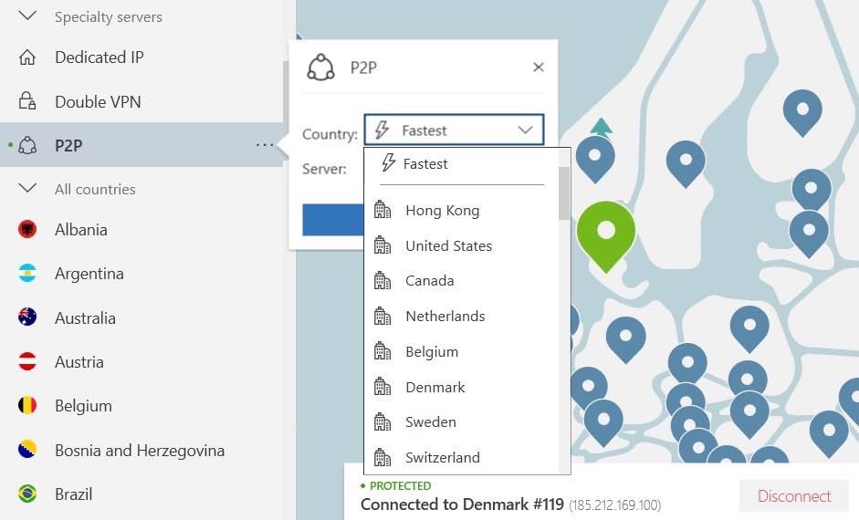 NordVPN a Torrenting