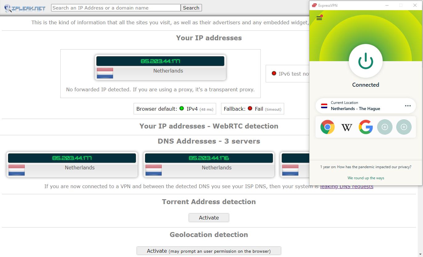 ExpressVPN Uniky dat