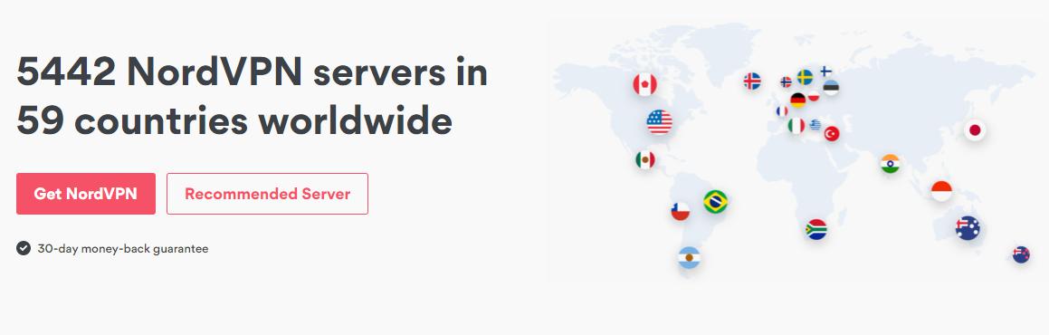 NordVPN Servery