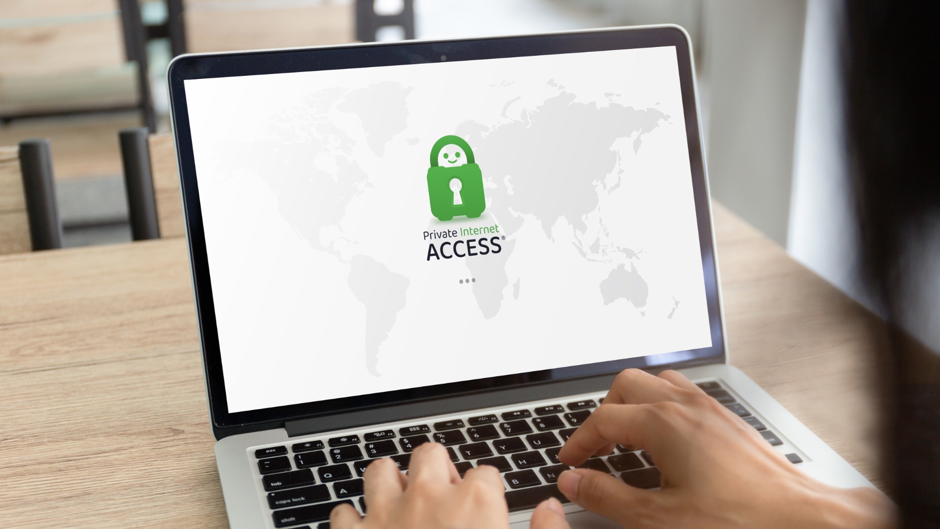 Private Internet Access Hlavna Obrazovka
